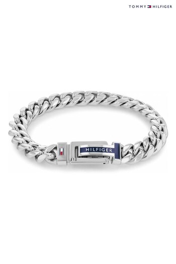 Tommy Hilfiger Gents Silver Tone Jewellery Metal Bracelet (D32479) | £69