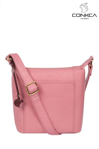 Conkca Yasmin Leather Cross-Body Bag (D32562) | £59