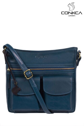 Conkca Bon Leather Cross-Body Bag (D32584) | £70