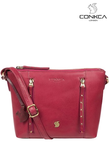 Conkca Pip Leather Cross-Body Bag (D32766) | £39