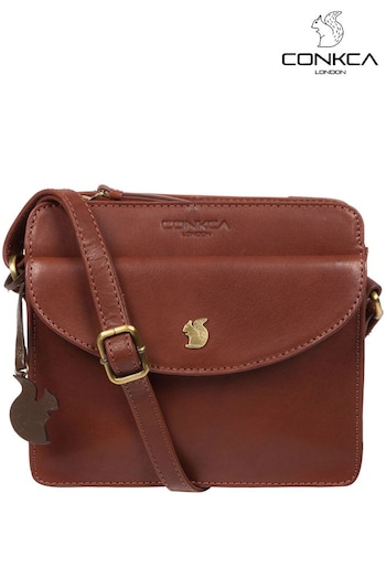 Conkca Magda Leather Cross-Body Bag (D32784) | £39