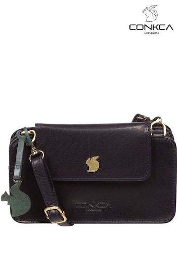 Conkca Little Wonder Leather Cross-Body Clutch Bag (D32813) | £49