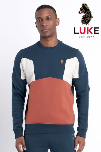 Luke 1977 Blue Monaco Atlantic Sweatshirt (D32837) | £70