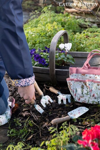 Laura Ashley Red Child Gardening Tool Bag & Tools (D32915) | £30