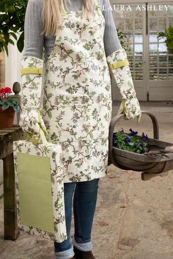 Laura Ashley Natural Gardening Gauntlets Kneeler & Apron (D32925) | £55