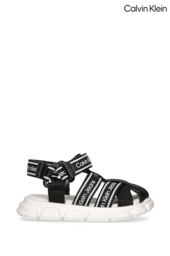 Calvin Klein Boys Black Sandals (D32985) | £29
