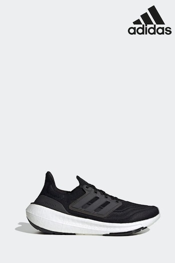 adidas Black/White Ultraboost Light Trainers (D33524) | £170