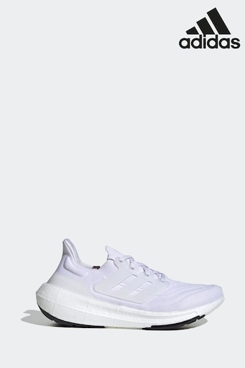 adidas White Ultraboost Light Trainer (D33525) | £170