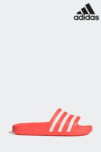 376289-03 Red Sportswear Adilette Aqua Slides (D33544) | £20