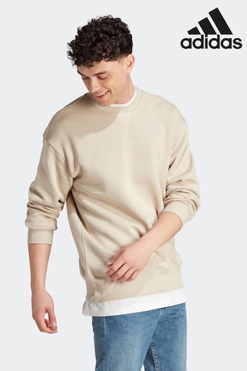 adidas Natural Sportswear All SZN Fleece Sweatshirt (D34331) | £40