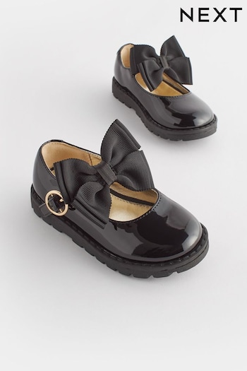 Black Mary Jane CARINII Shoes (D34533) | £22 - £24