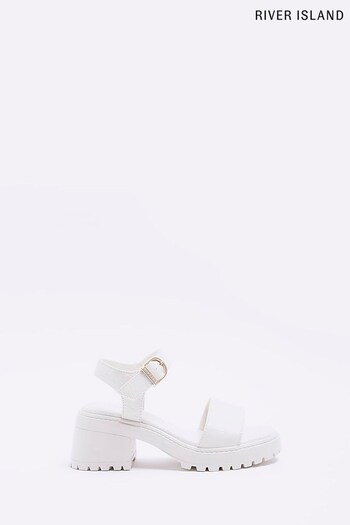 River Island Girls Cream Chunky Sandals (D34590) | £27