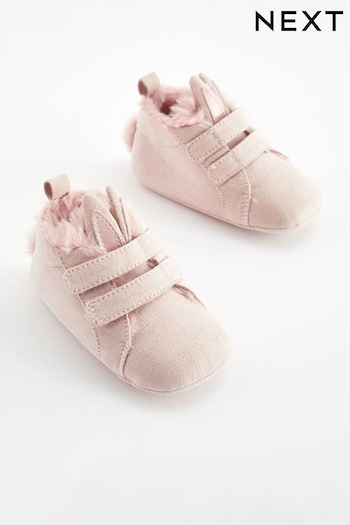 Pink Bunny High Top Sport Trainers (0-24mths) (D34697) | £8