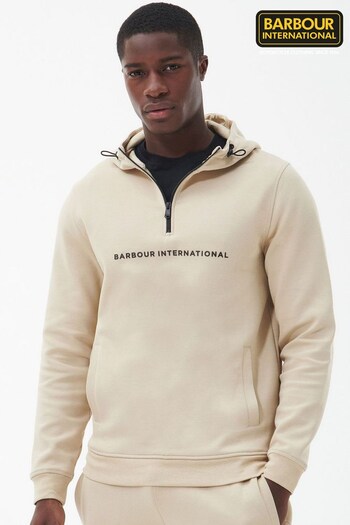 Barbour® International Motored Half Zip Hoodie (D34699) | £109