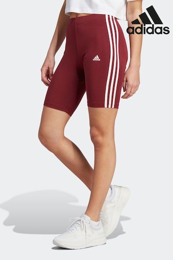 adidas Red Sportswear casa Essentials 3-stripes Bike Shorts (D34785) | £23