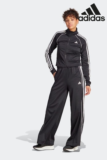 adidas Black Sportswear Teamsport Tracksuit (D35364) | £70