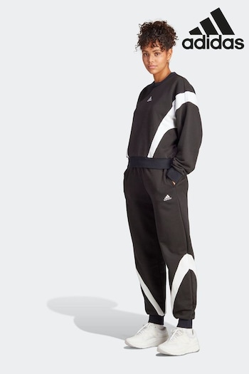 adidas Black Sportswear Laziday Tracksuit (D35403) | £80