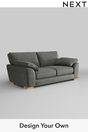 Plush Chenille/Dark Grey Stamford Grand Relaxed Sit (D35637) | £499 - £3,025