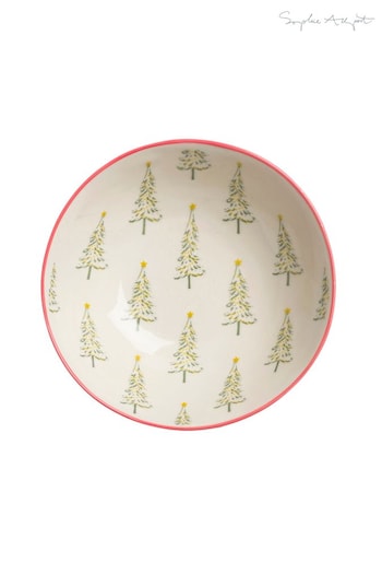 Sophie Allport Natural Nibbles Stoneware Christmas Trees Bowl (D35700) | £8