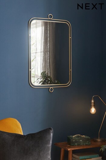 Gold Loop Decorative Mirror (D36105) | £80