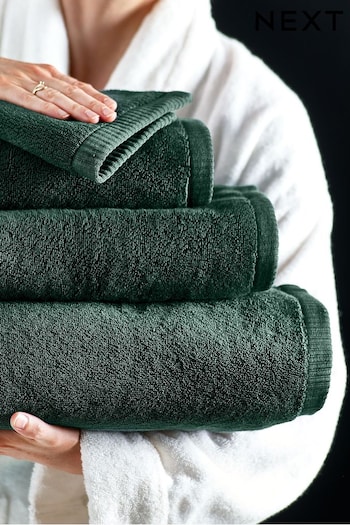 Green Luxury Cotton Towel (D36192) | £7 - £32