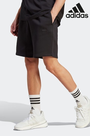 adidas Black looks Sportswear All SZN Fleece Shorts (D36318) | £33