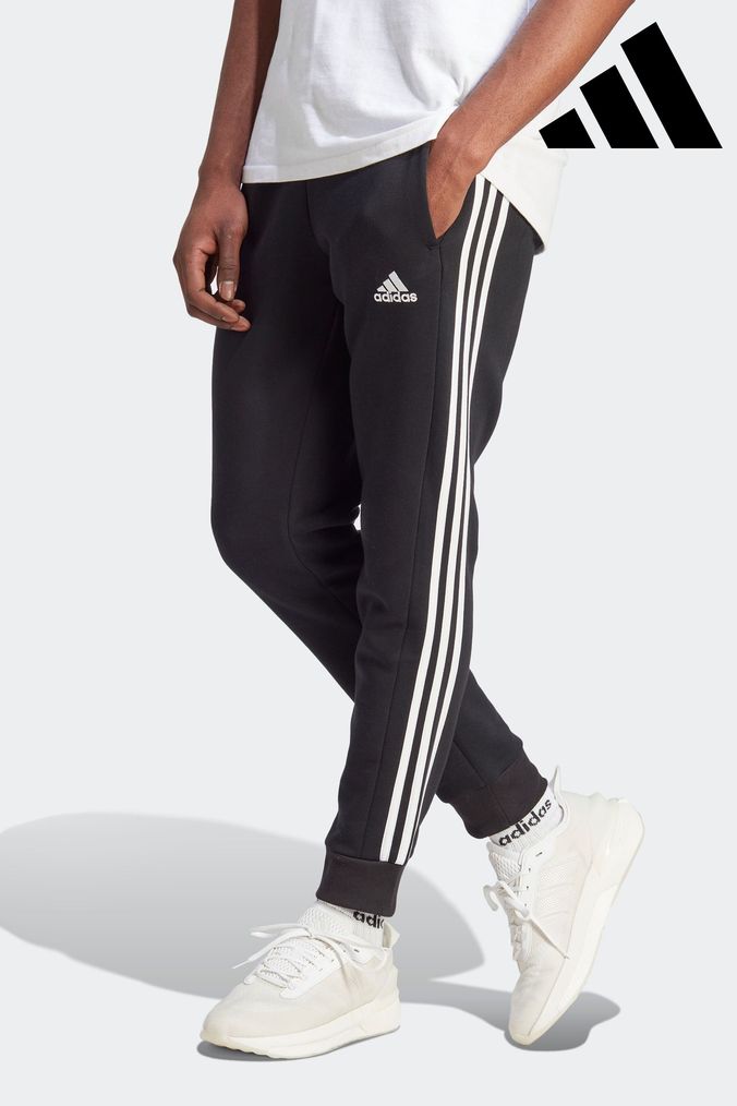 Adidas black new arrivals joggers mens