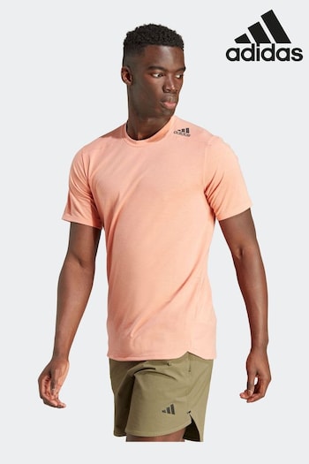 adidas Orange Performance Designed for Training T-Shirt (D36448) | £33