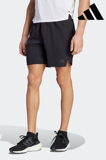 adidas Black Performance Workout Knurling Shorts (D36459) | £38
