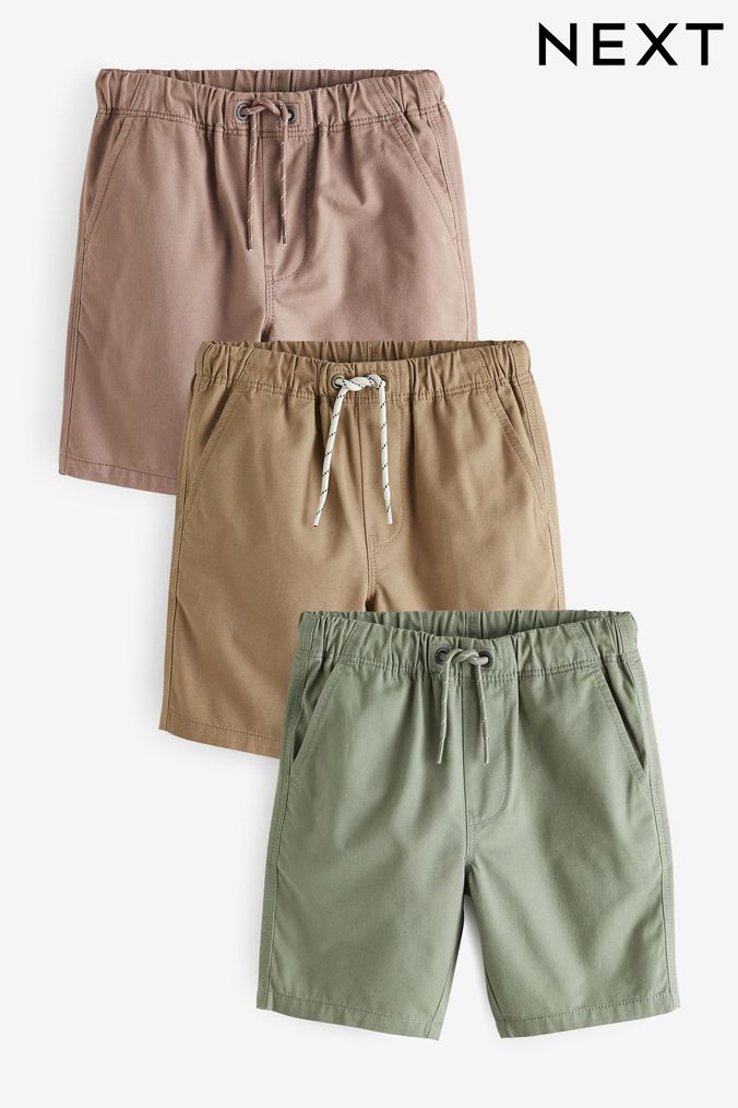 Skechers shorts discount kids brown