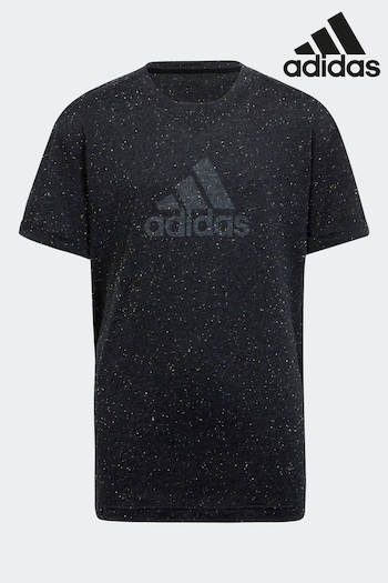 adidas Black Future Icons Winners T-Shirt (D36764) | £18