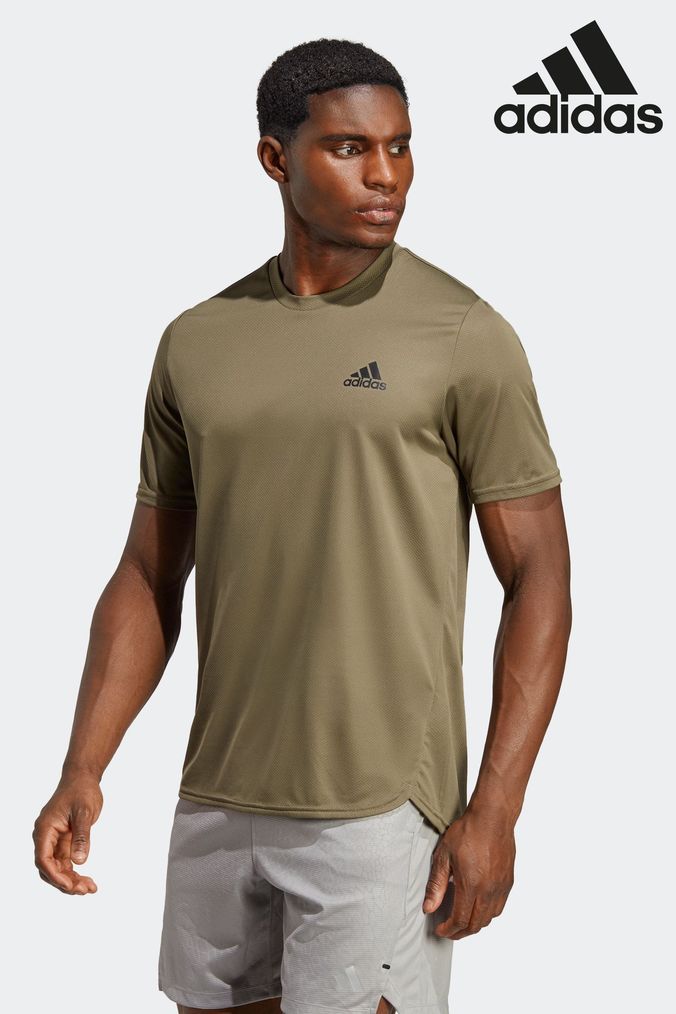 Olive green sale adidas shirt