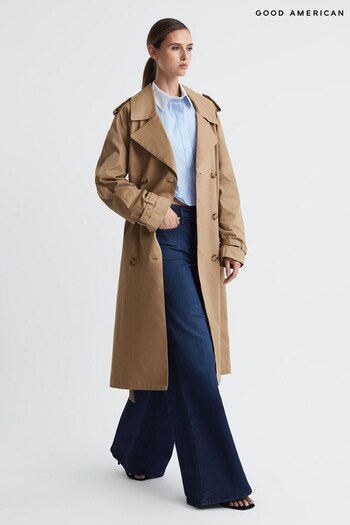 Good American Belted Trench Coat (D36937) | £225