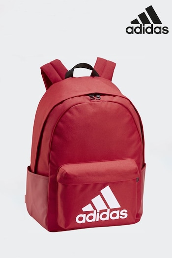 adidas Red Adult Classic Badge of Sport Backpack (D36953) | £23