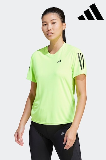 adidas Green Performance Running Own The Run T-shirt (D36981) | £30