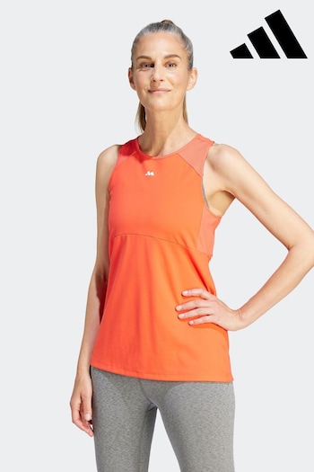 adidas Orange Performance Training Studio Vest Top (D37004) | £28