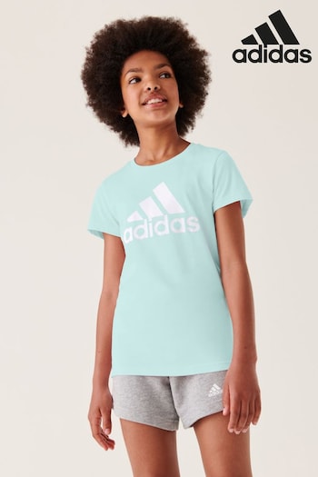 adidas full Green A Logo T-Shirt (D37100) | £13