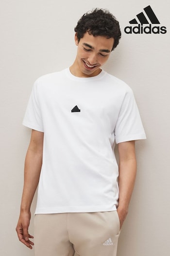 adidas White Sportswear Z.N.E. T-Shirt (D37113) | £33