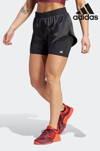 adidas Black Performance Training 1/4 Shorts (D37114) | £35