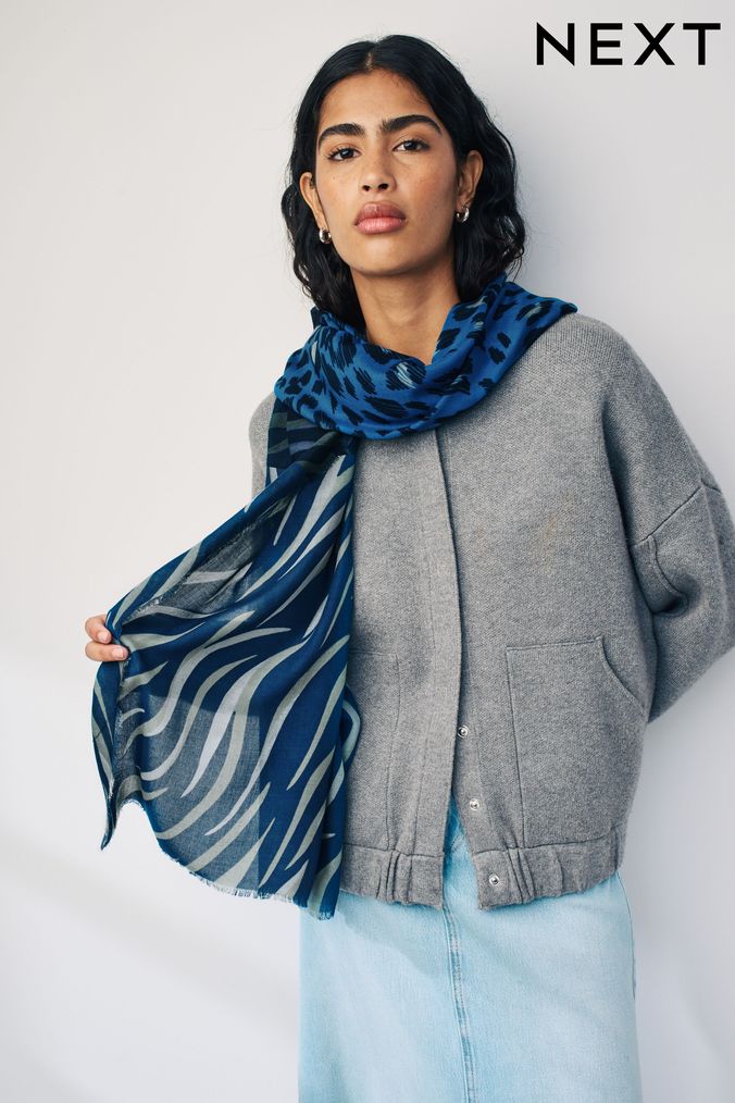 Leopard print scarf next store