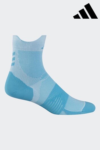 adidas Blue Cold.Rdy Reflective Detail Running Socks (D37220) | £15
