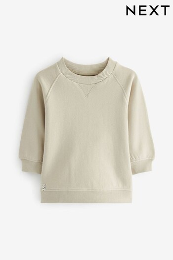Light Grey Sweatshirt Oversized Soft Touch Jersey (3mths-7yrs) (D37338) | £8 - £10