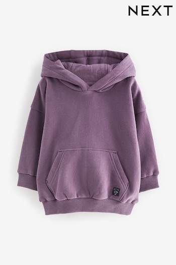 Purple Soft Touch Jersey Hoodie (3mths-7yrs) (D37344) | £12 - £14