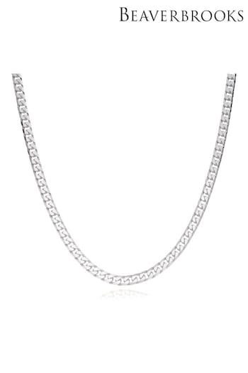 Beaverbrooks Sterling Curb Necklace (D37356) | £275