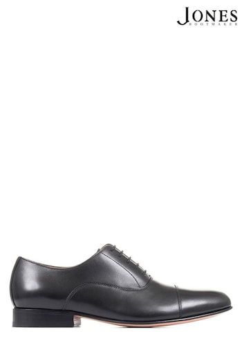 Jones Bootmaker Black Morpeth Leather Oxford Shoes (D37371) | £110