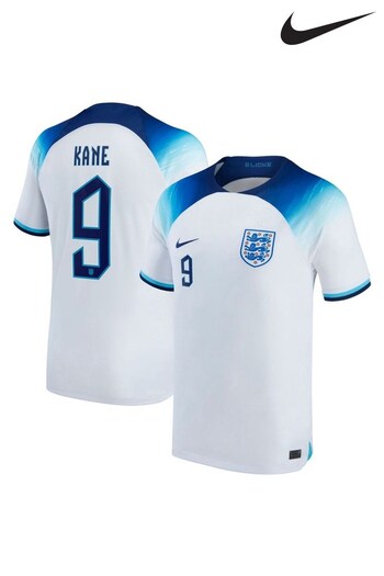 Nike White Kane - 9 England Home Stadium Football Shirt 2022 (D37390) | £90