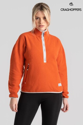 Craghoppers Orange CO2 Renu Half Zip Fleece (D37512) | £80