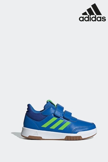 adidas Blue/Green Kids Sportswear Tensaur Hook And Loop Trainers (D37523) | £28