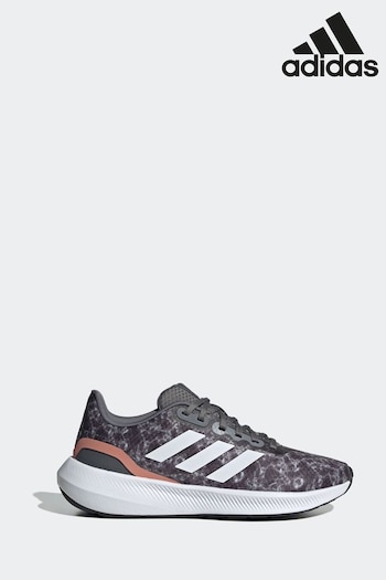 adidas Top Grey Performance Running Runfalcon 3 Trainers (D37528) | £50