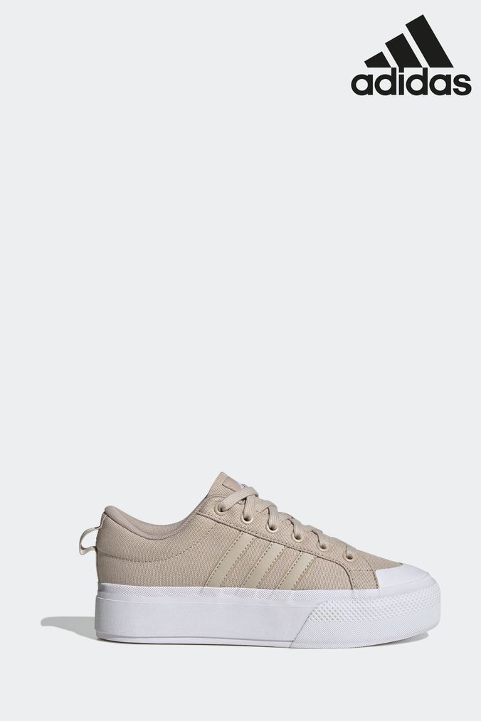 adidas Brown Bravada 2.0 Platform Trainers (D37563) | £60